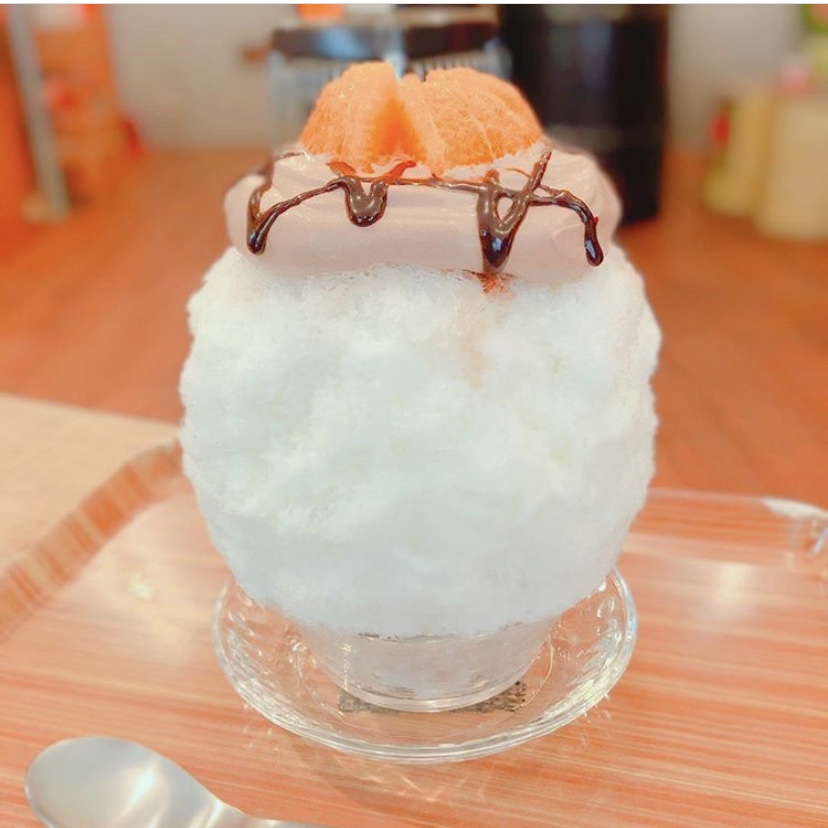 東京の人気かき氷店「ハチクhachiku」の定番メニュー・せとかのショコラの実物画像