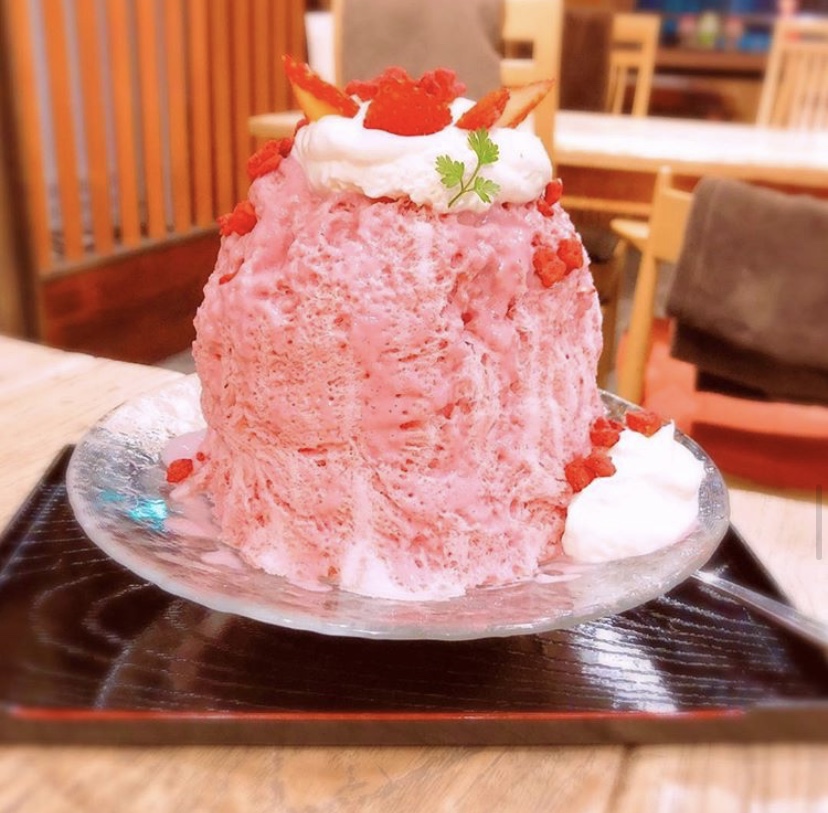 東京の人気かき氷店「和キッチン かんな」のおすすめメニュー・rosaの実物画像